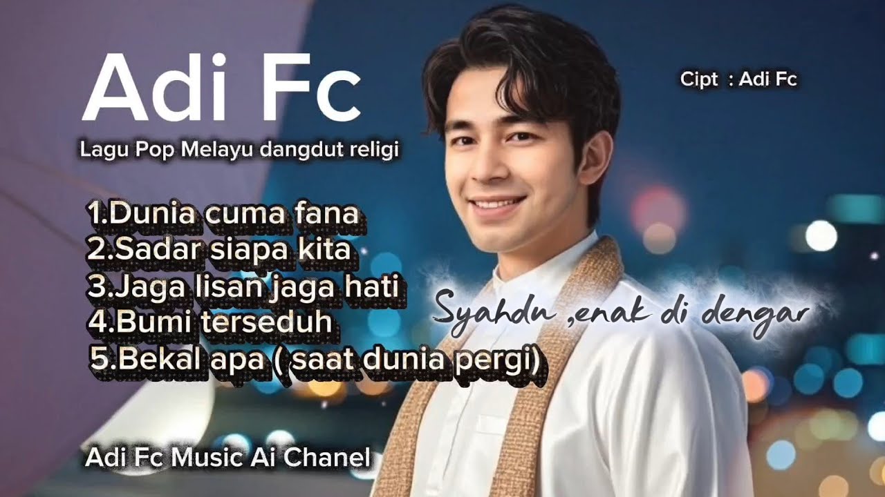LAGU POP MELAYU DANGDUT RELIGI,BY ADI FC, SYAHDU ENAK DI DENGAR 