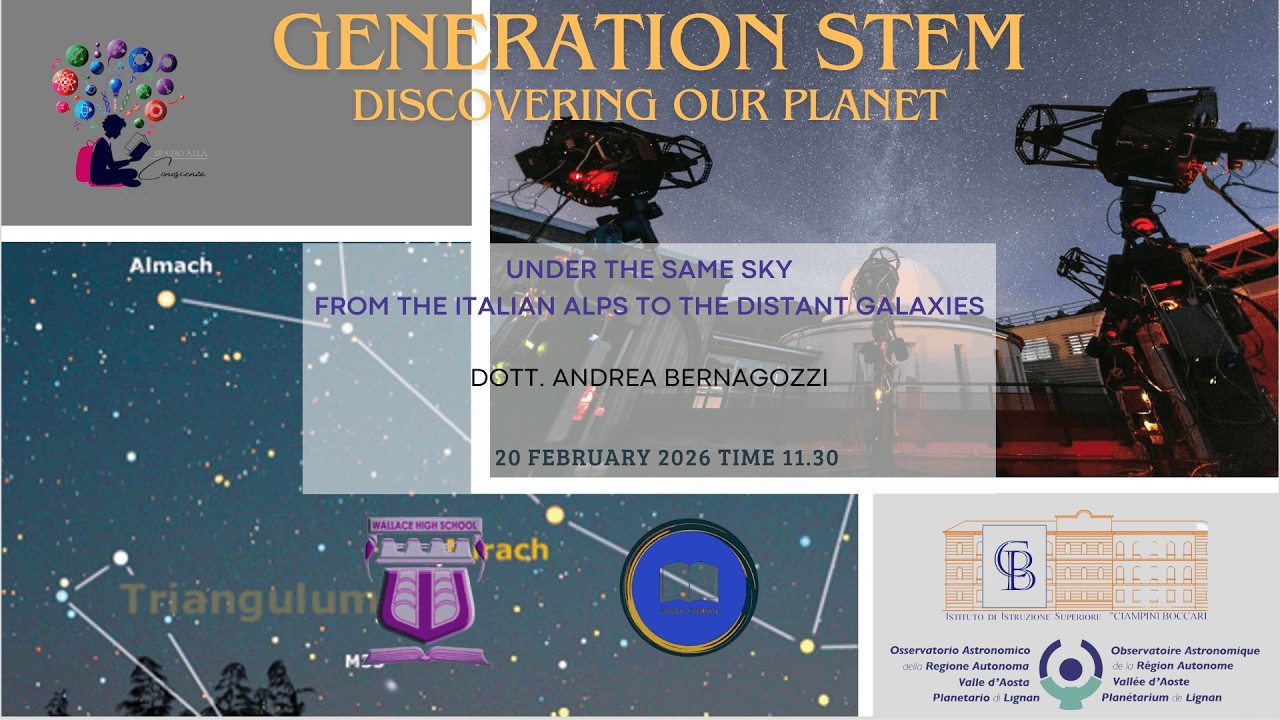 Under the Same Sky: Astrophysicist Andrea Bernagozzi to Meet Generation STEM Students