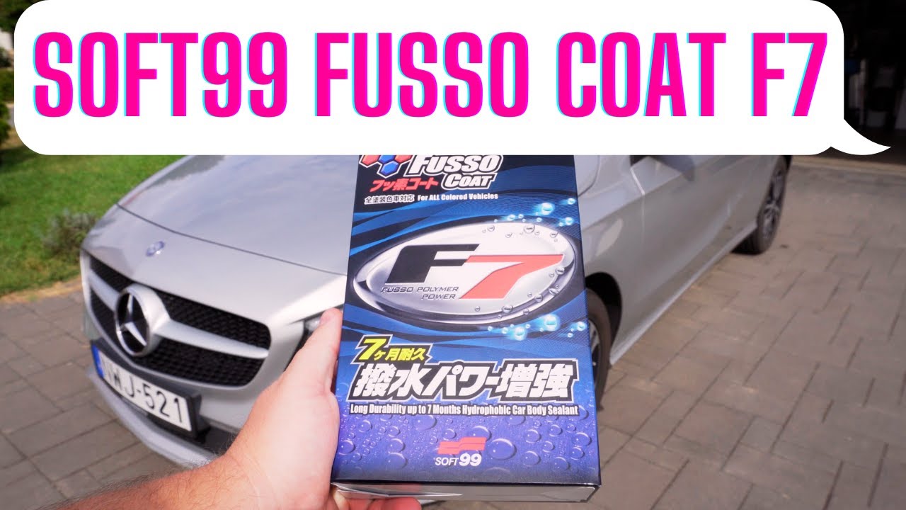 Тест полимерного герметика Soft99 Fusso Coat F7 — EN