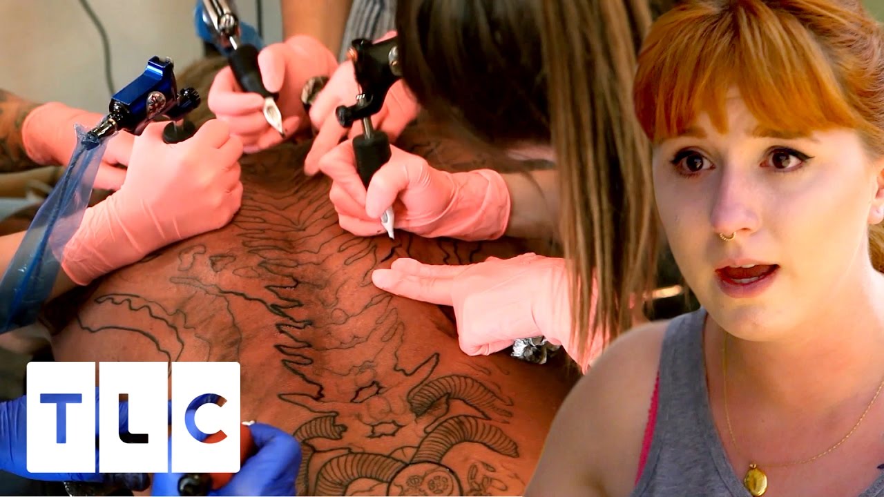 Tensions Run High During Huge Group Tattoo | Tattoo Girls