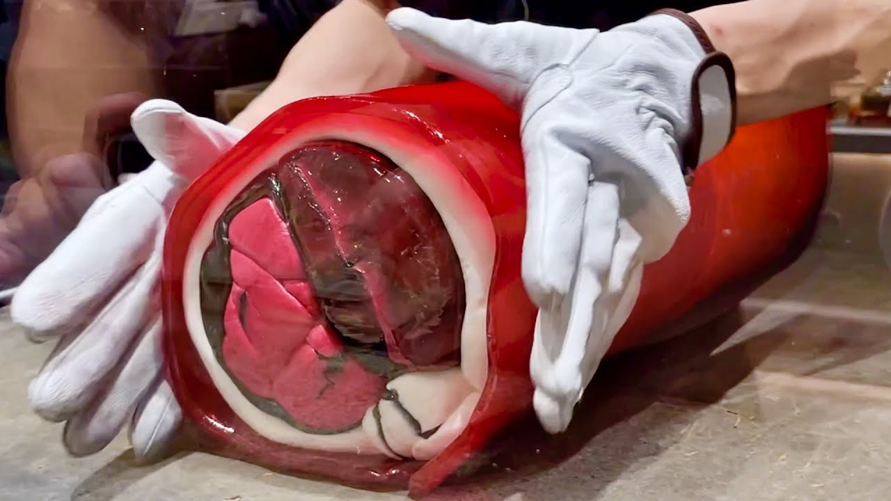 巨大な赤い昆虫の正体は？手作りキャンディーの作り方 Handmade Candy・Japanese Street Food・수제캔디・手工糖果・糖果製作・PAPABUBBLE・パパブブレ