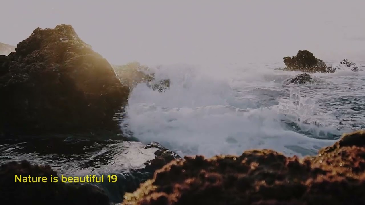 || Beautiful view of calm ocean waves || 2024 @AllinOneQatar2