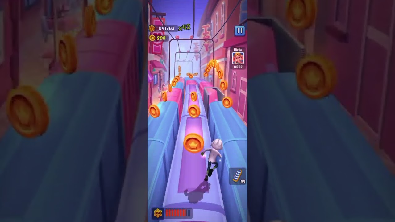 🏩 New Valentine Mode Run 💗🩷|Subway Princess Runner|Most Satisfying Long Run #gamingfeed #newsfeed 