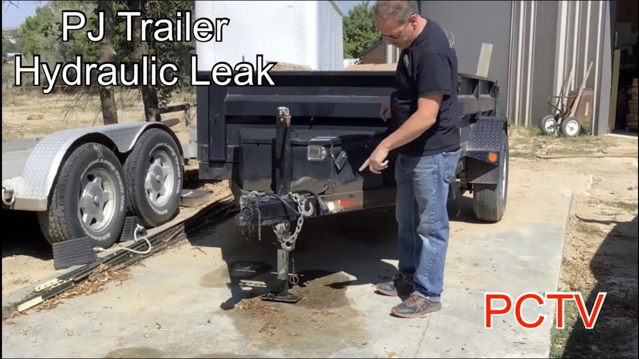 Dump Trailer Hydraulic Leak Repair