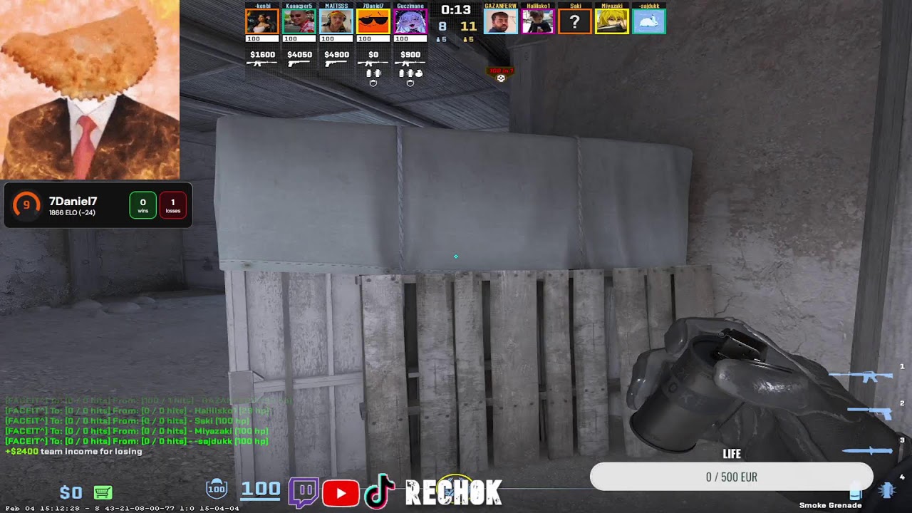ROAD TO NAVI DAY 60 / PUSHING 2500 ELO FACEIT/ KNIFE GIVEAWAY / STREAM CS 2