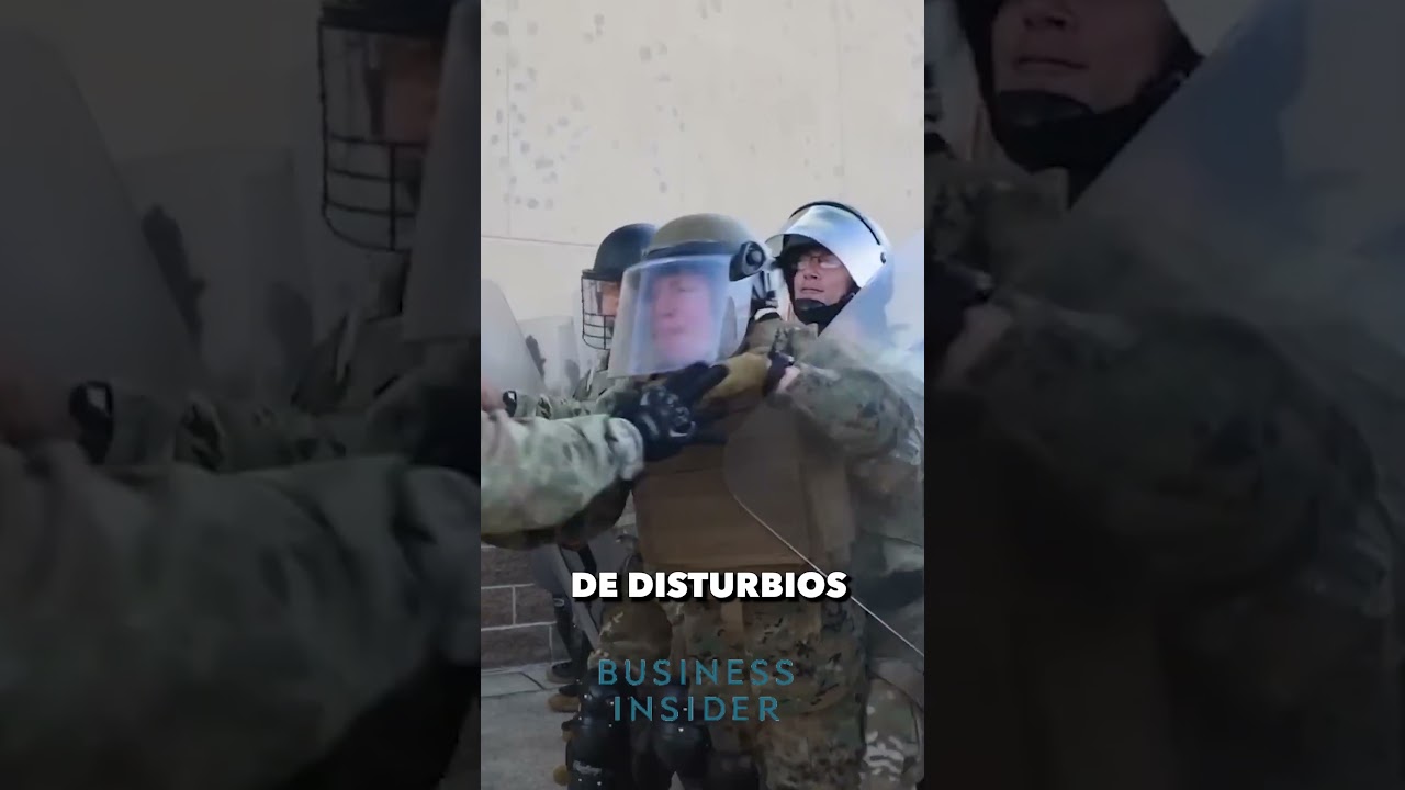 As&iacute; es un simulacro de control de disturbios