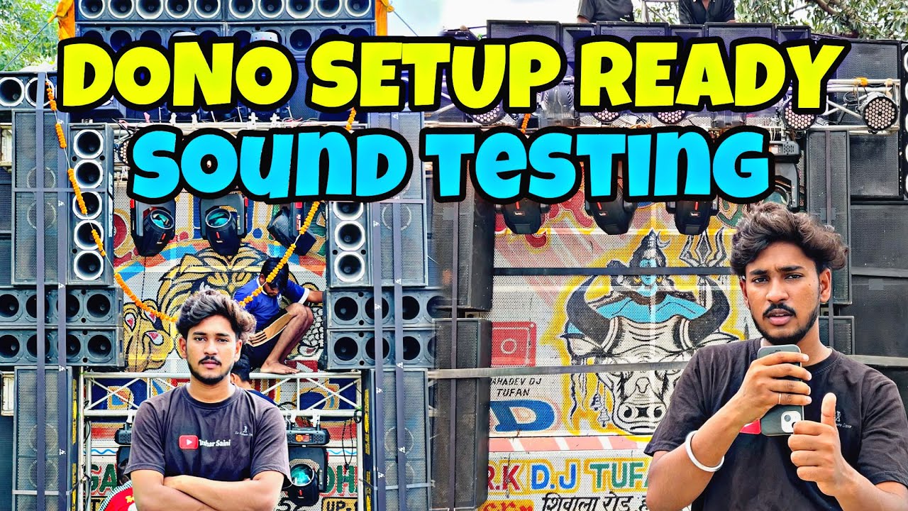 Final testing of RK dj tufan || MBD Kawad Yatra 