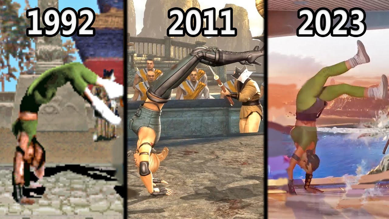 Evolution of Sonya's Leg Grab (1992-2023)