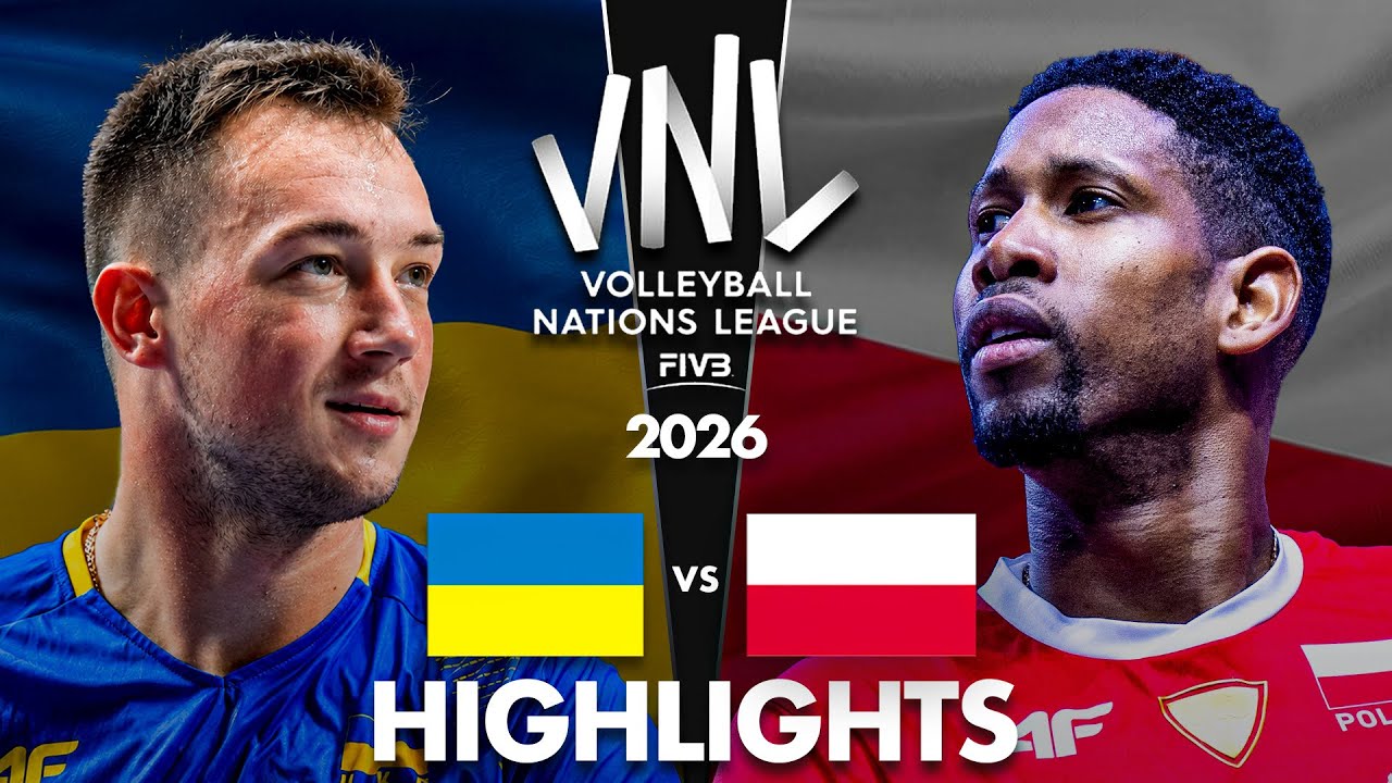 Poland 🇵🇱 vs Ukraine 🇺🇦 | Quarter Final Highlights | Men's VNL 2026