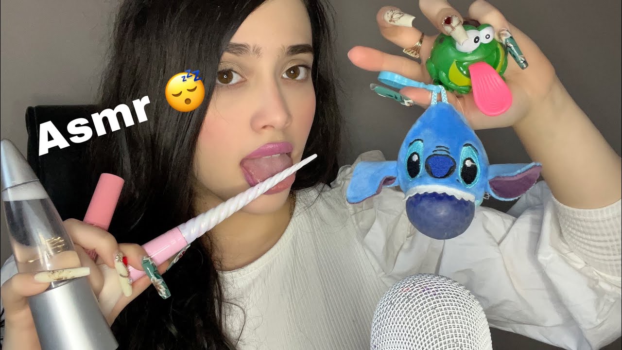 ASMR - SONIDOS DE BOCA CON DIFERENTES OBJETOS + SONIDOS DE UÑAS Y MANOS / DURME EN 15 MINUTOS /RELAX
