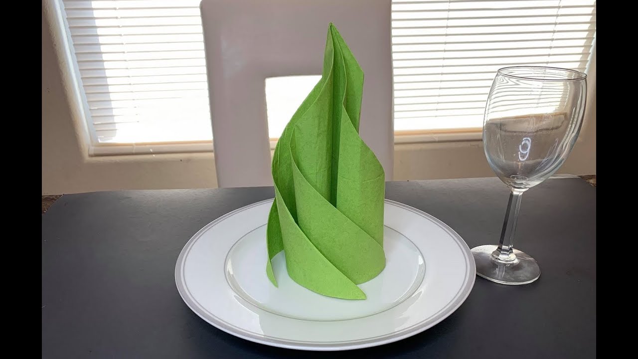 DIY: Easy Paper Napkin Folding Idea {MadeByFate} #319