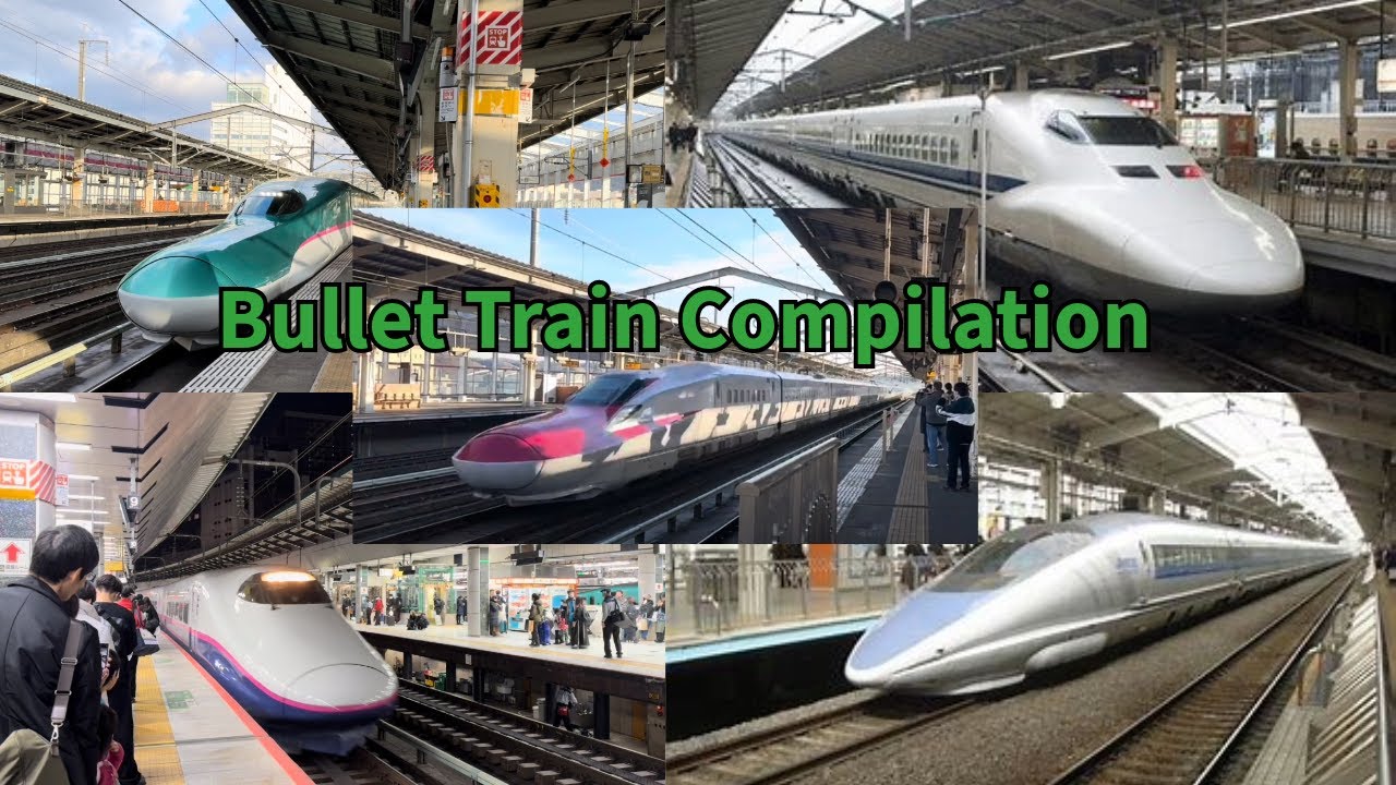Bullet Train Compilation - Japan