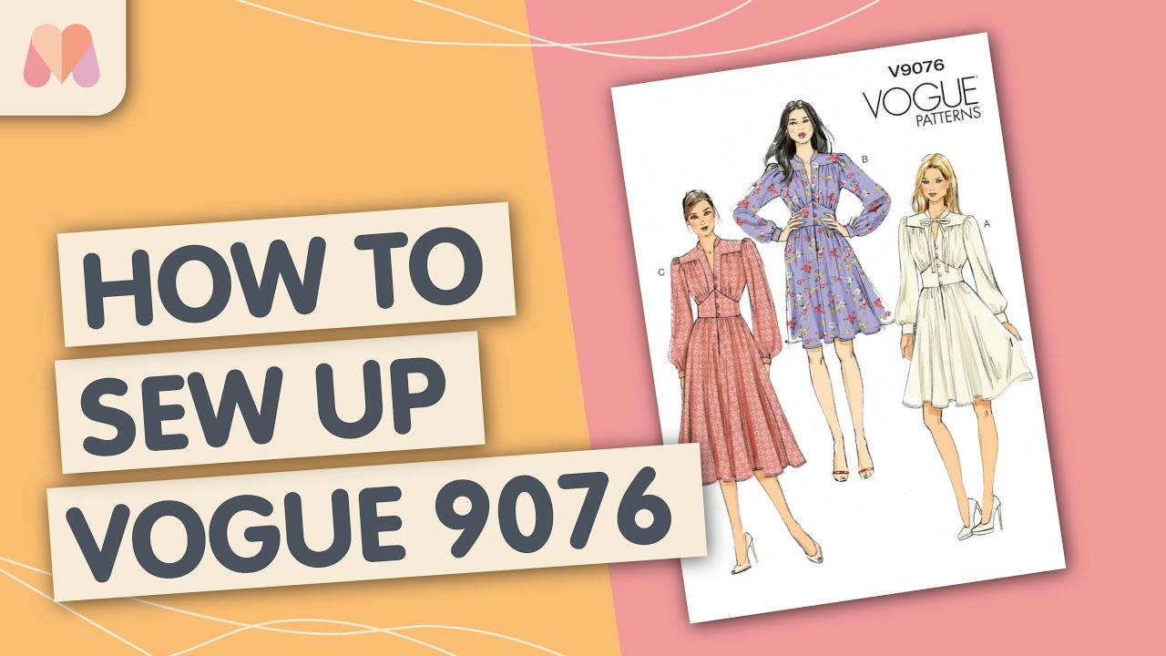 How to make Vogue 9076 – Dress Sewalong