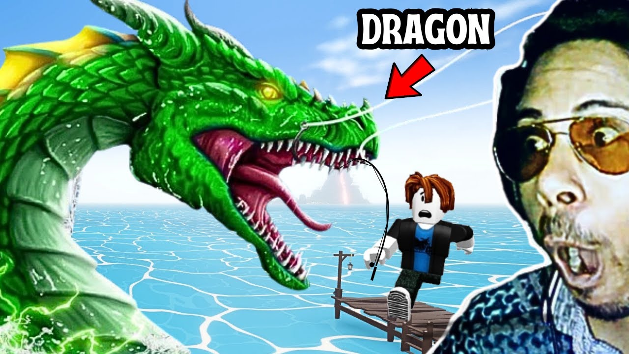 CATCHING THE RAREST BIG DRAGON IN ROBLOX GO FISHING😱