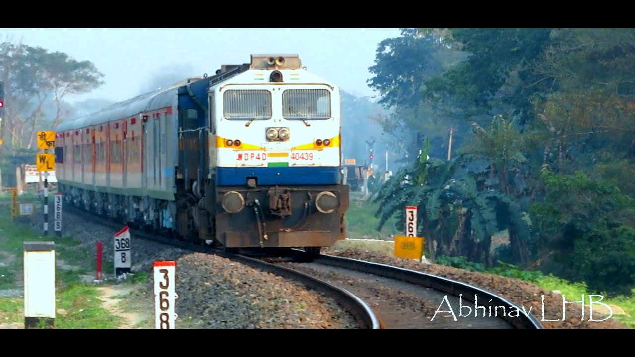 Beautiful LHB Trains of Assam: North East Express, Brahmaputra Mail & Kamrup Express