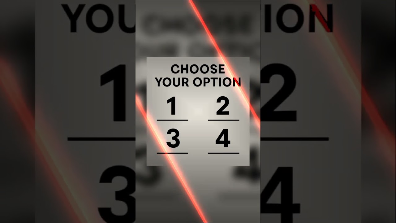 choose your option and I'll reveal your future house 