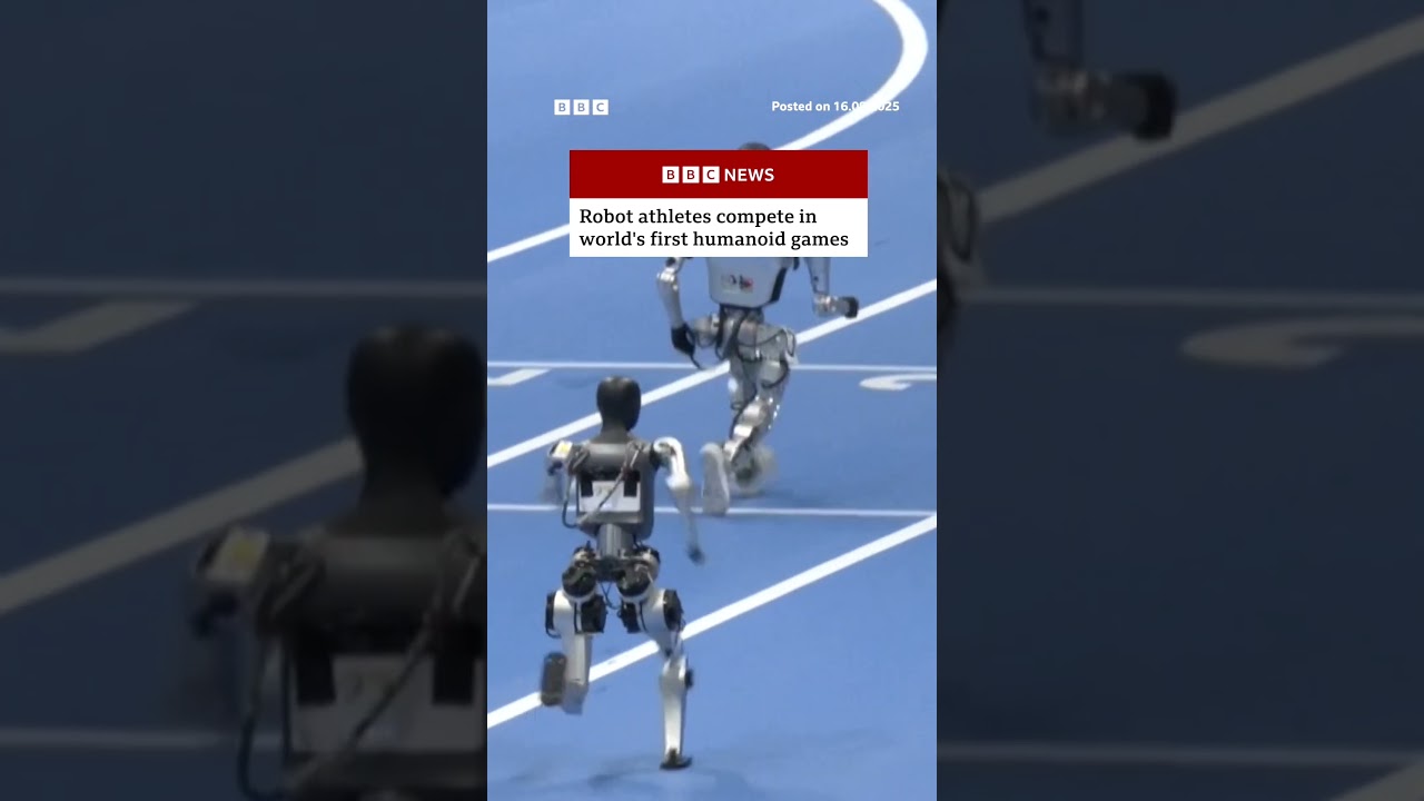 The first World Humanoid Robot Games are under way in Beijing, China. #China #Robots #BBCNews