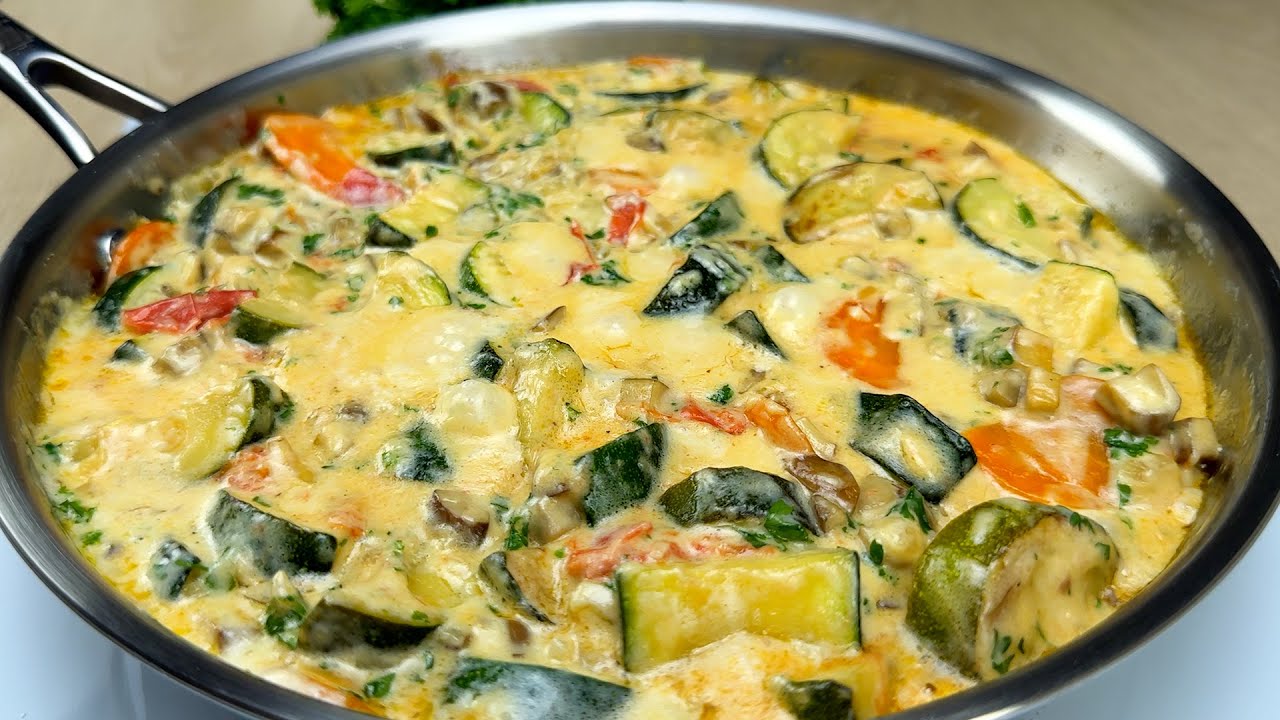 Приготовьте таким образом кабачки, результат получается невероятно вкусным! # 217