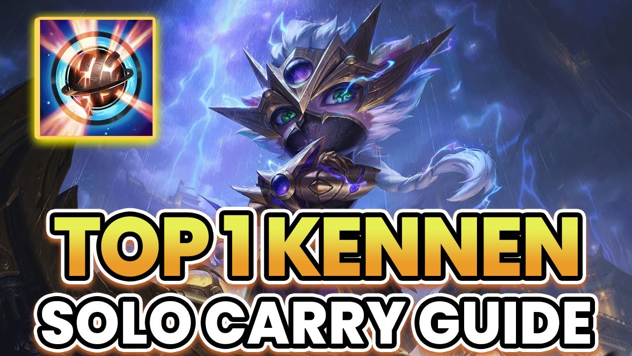 TOP 1 KENNEN WILD RIFT GUIDE | BEST BUILDS & RUNES | HOW TO SOLO CARRY WITH KENNEN