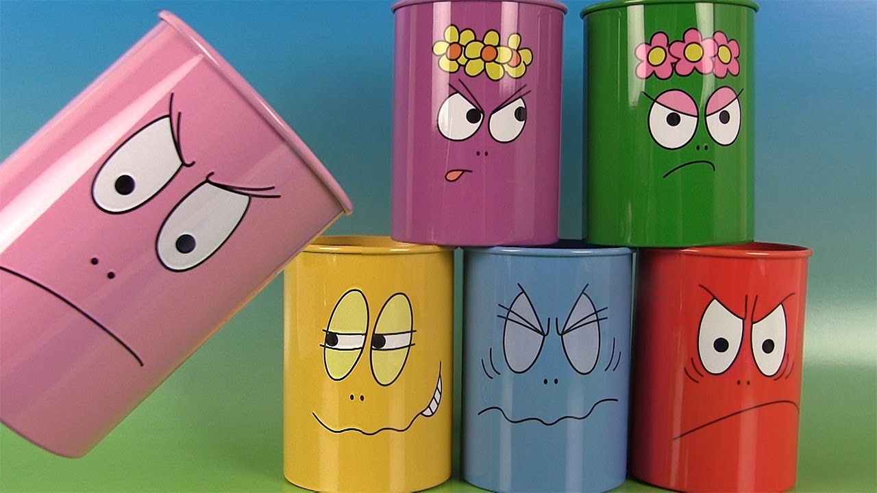Barbapapa Jouet « Chamboule Tout » Œufs Surprise Sachets Tin Can Alley Game Zootopie Disney Pixar