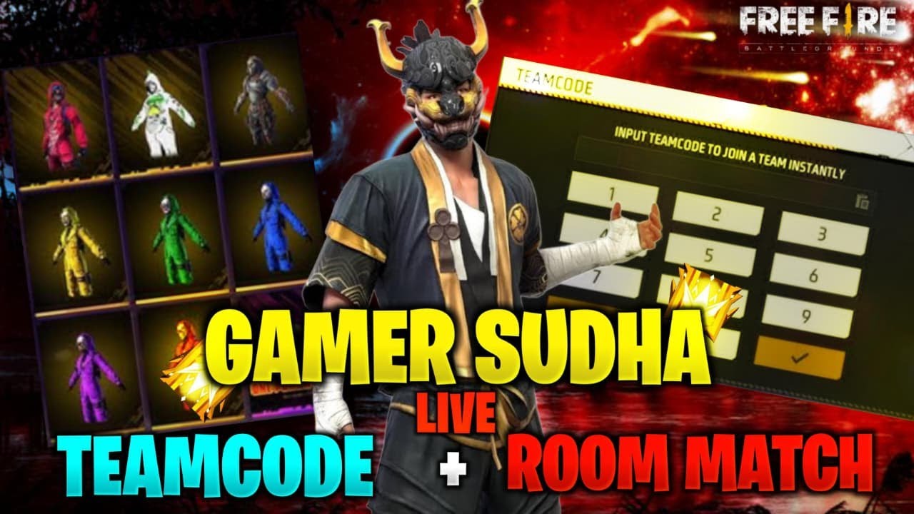 LIVE TAMIL UNLIMITED CUSTOM ROOM MATCH | GAMER SUDHA IS ON  LIVE |FREE FIRE