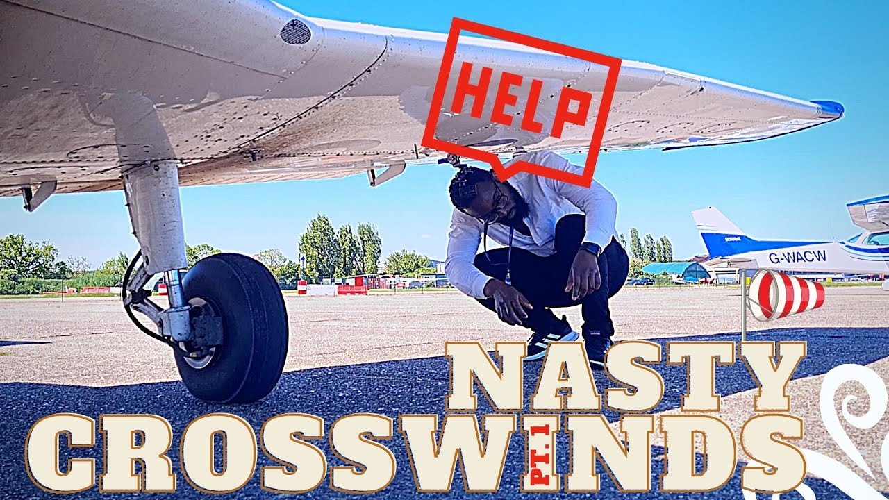 Battered By Crosswinds pt.1 | North Weald Control Tower | Learning To Fly Piper Pa28 | #14