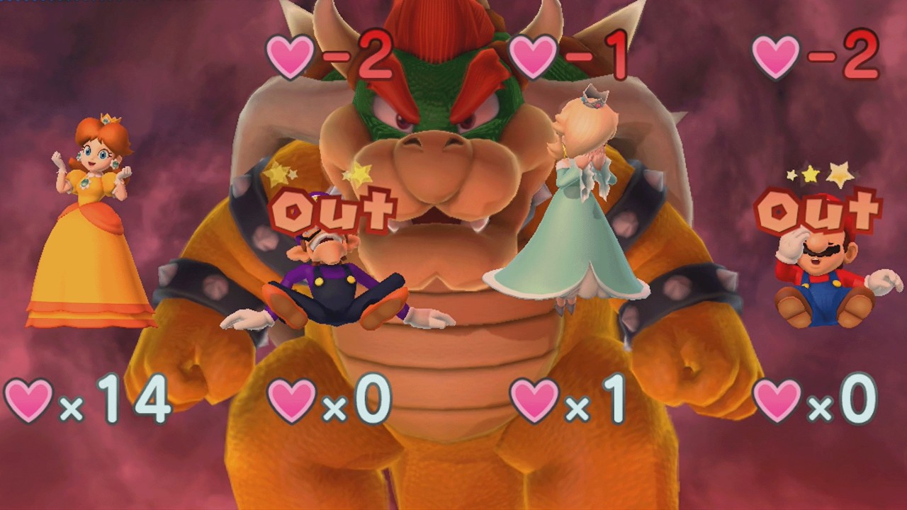 Mario Party 10 - Daisy vs Waluigi vs Rosalina vs Mario vs Bowser - Chaos Castle