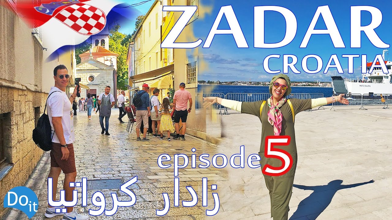 🇭🇷 Walking tour in Zadar, Croatia. 📍 Episode 5  جولة في مدينة زادار كرواتيا الحلقة