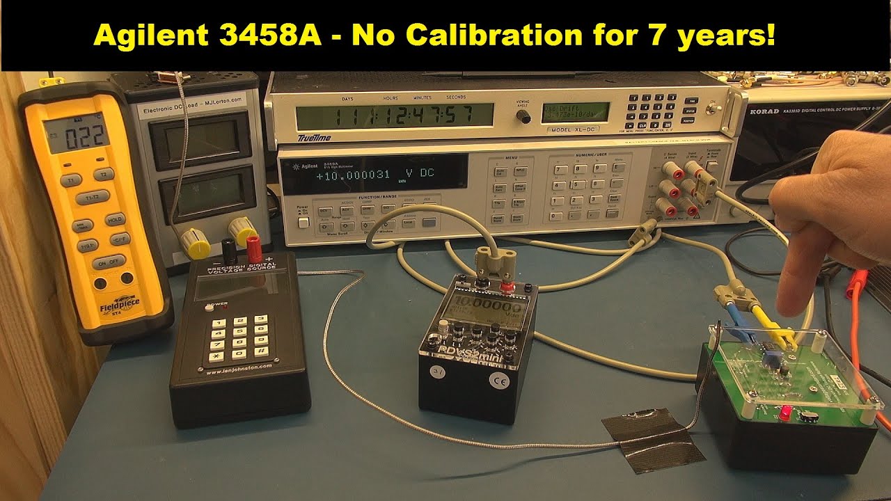 Agilent 3458A Accuracy After 7 Years With No Calibration.