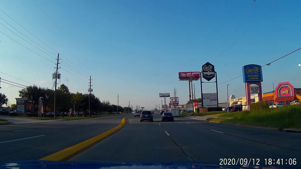 Hwy 6 Driving N Part 6 - I-10 W To near Hwy 290 - Houston, TX Dashcam Video