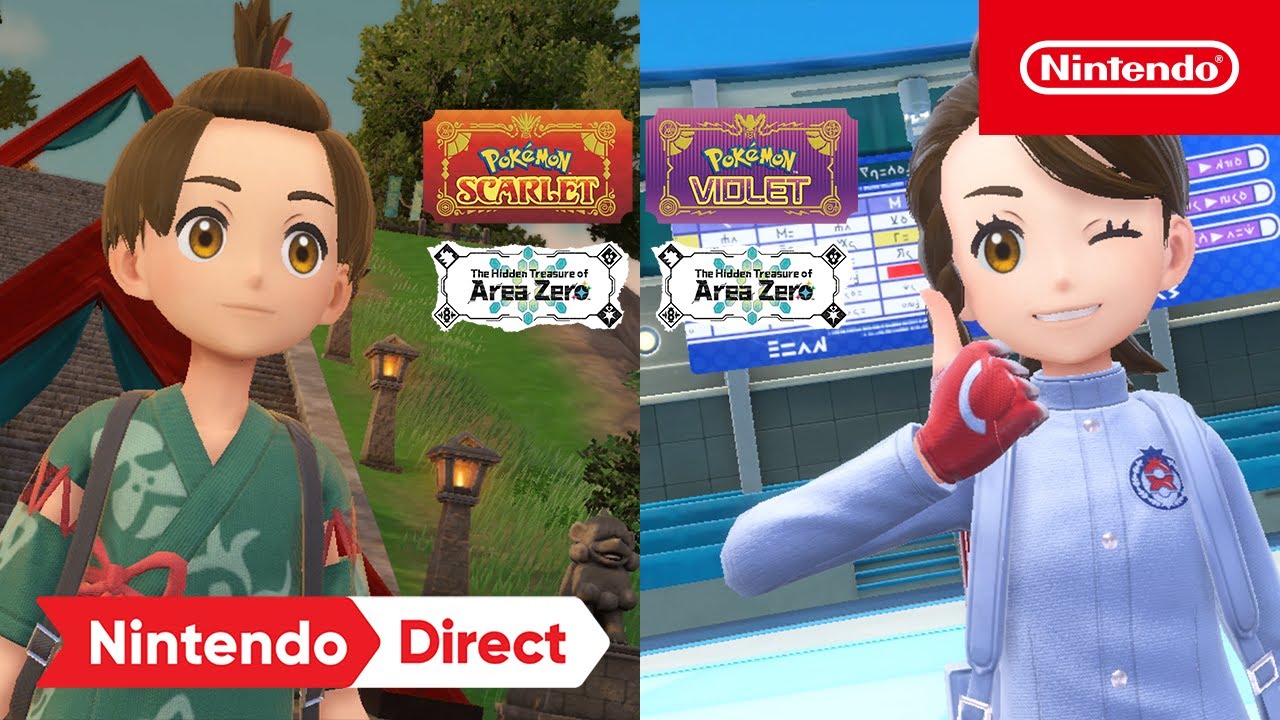 The Hidden Treasure of Area Zero DLC for Pok&eacute;mon Scarlet or Pok&eacute;mon Violet - Nintendo Direct 6.21.23