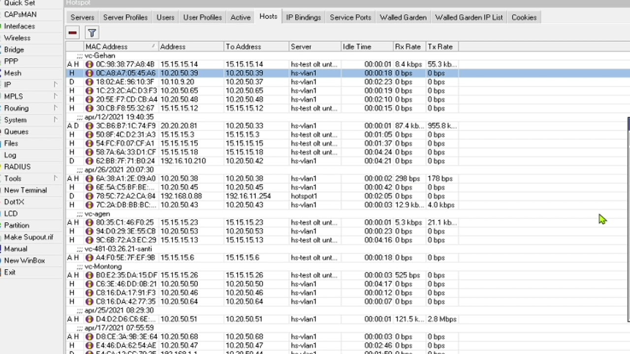 Setting Switch Managed CRS125 24g 1S