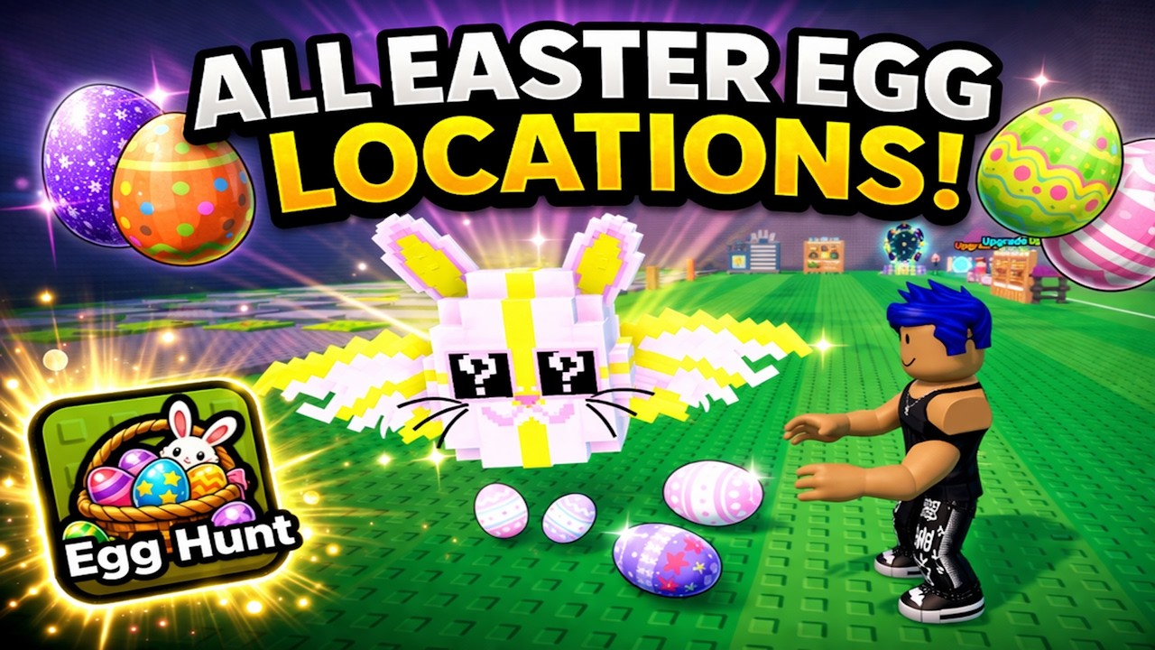 How to Find EVERY Easter Egg in Escape Waves For Lucky Blocks!