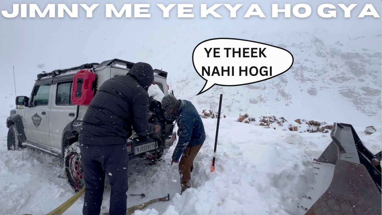 Kaza me koi mechanic nahi h ab apni jimny kaise theek hogi || Kaza se aage sare raste band