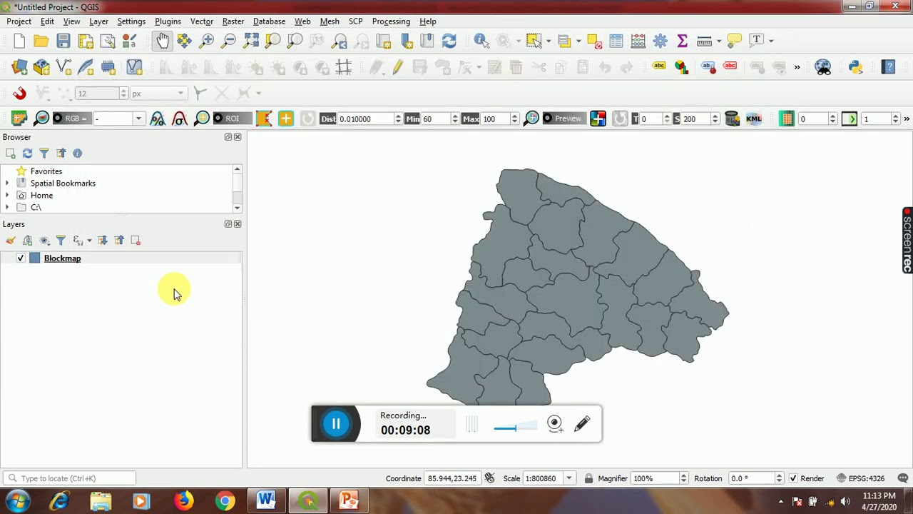 THEMATIC MAP DATA ENTRY AND CREATION OF BAR DIAGRAM AND HISTOGRAM  PART II