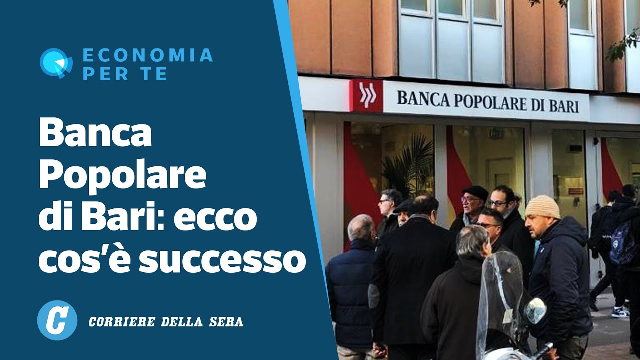 Che cosa è successo alla Pop. Bari?