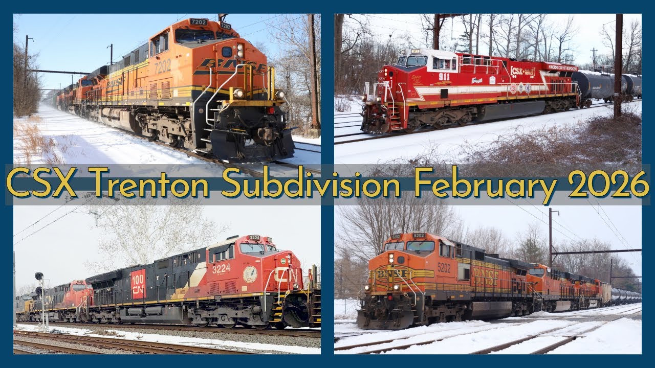 CSX Trenton Subdivision Best Catches Of February 2026