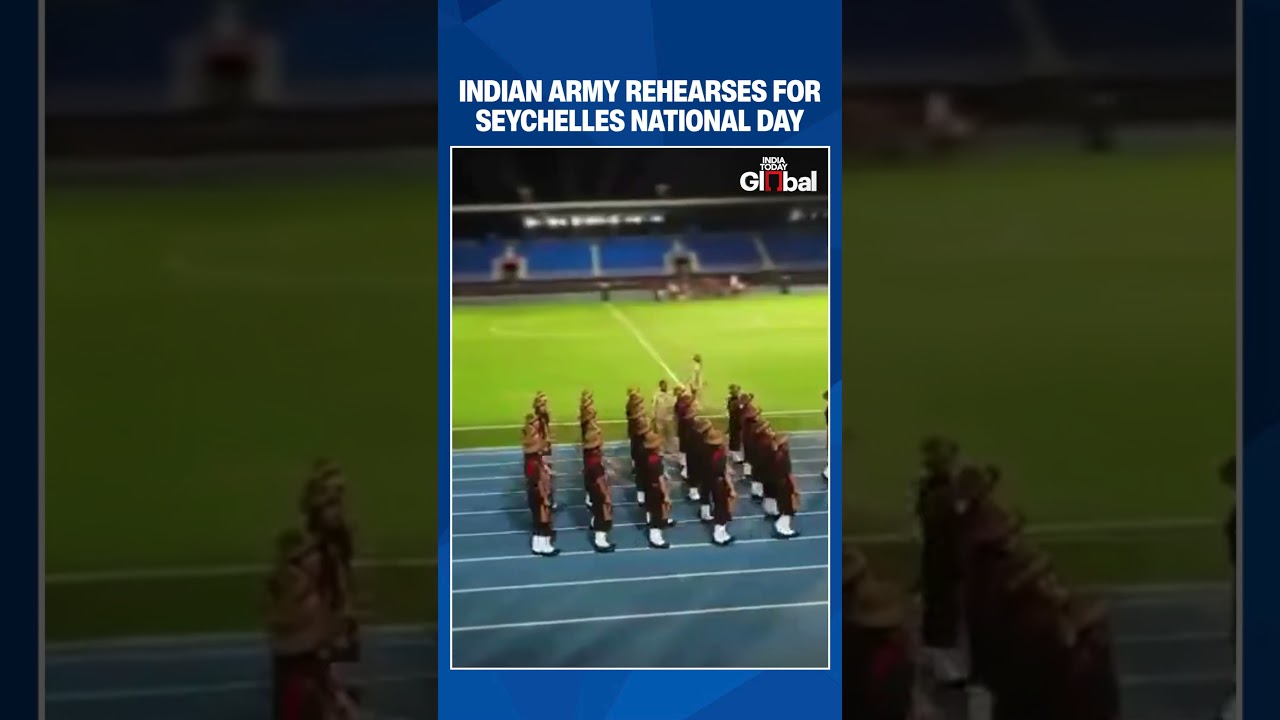 Indian Army Rehearses for Seychelles National Day Parade as PM Modi to Attends as Chief Guest