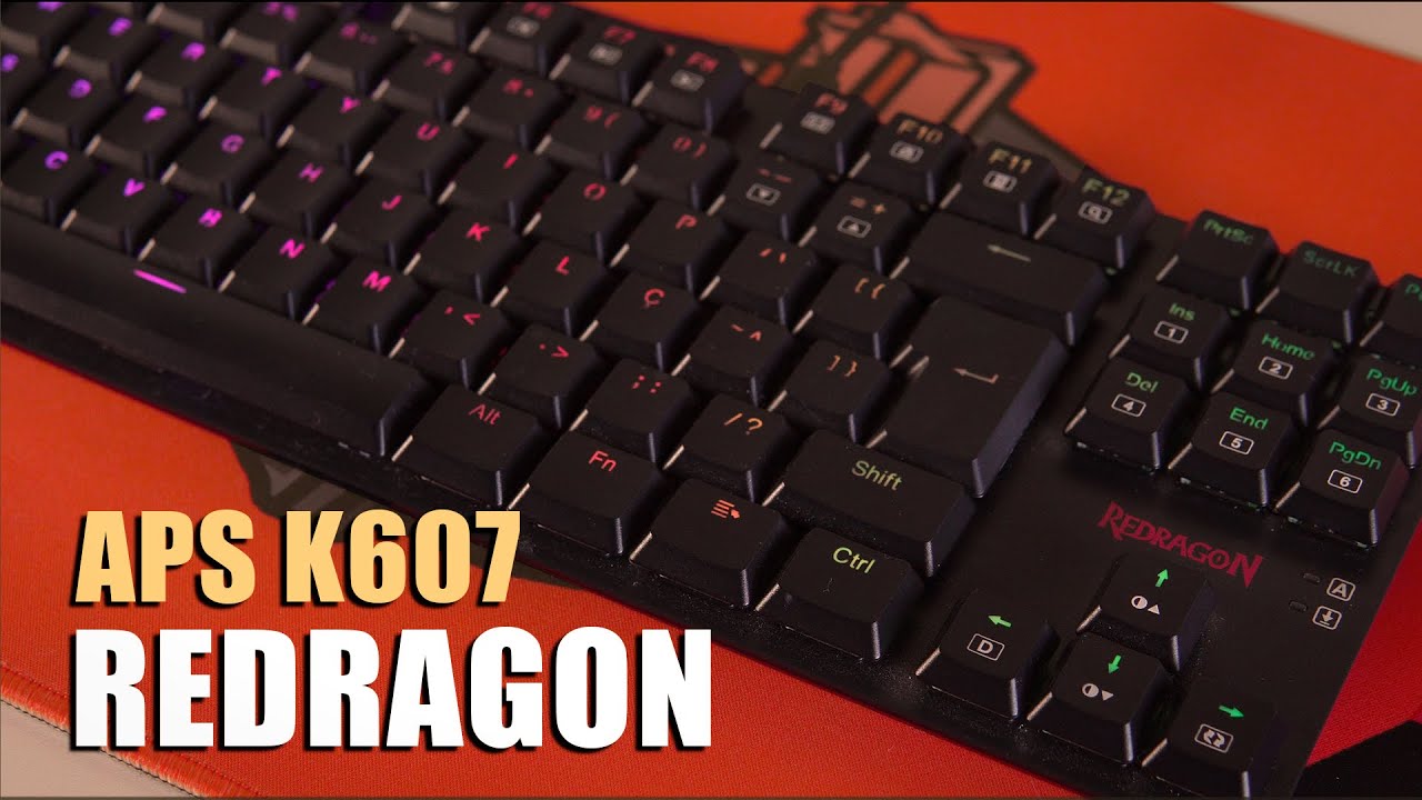 Por que TODO MUNDO COMPRA esse TECLADO MECANICO BARATO? // Redragon APS K607