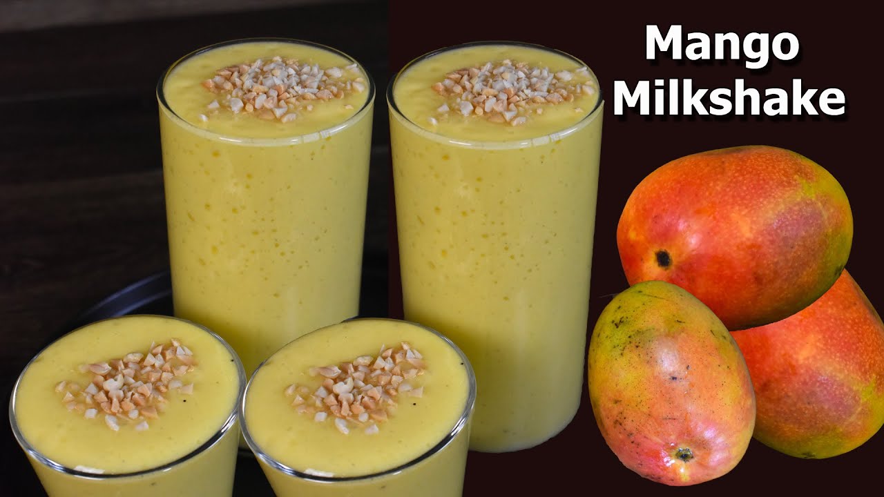 Mango milkshake | Summer drink recipe |  Mango milkshake recipe