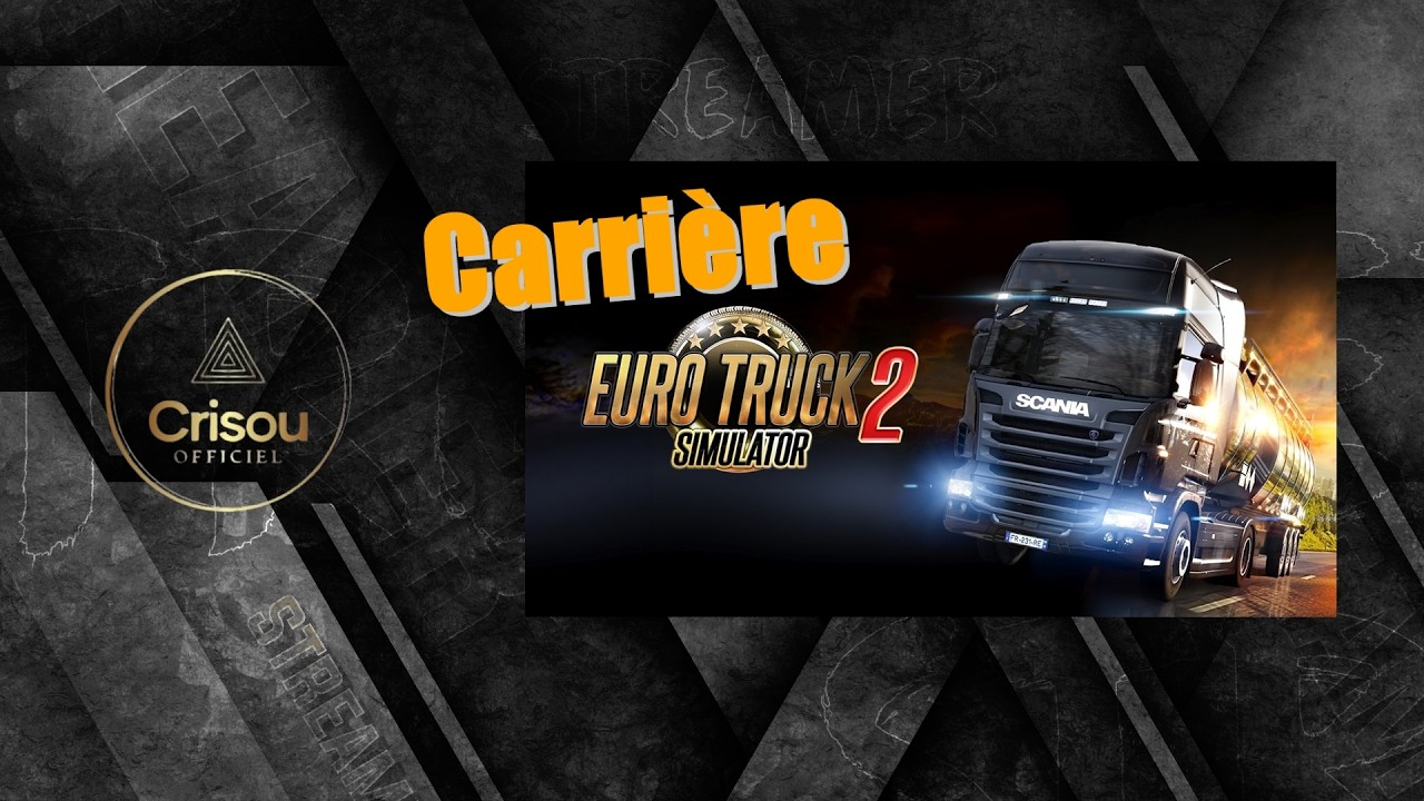 🔞⌈ BE / FR / PC ⌋ ⌈ETS2 sans mods⌋☕ Du chill  - 🚛 Quelques bornes sur la nouvelle carrière 🛣️