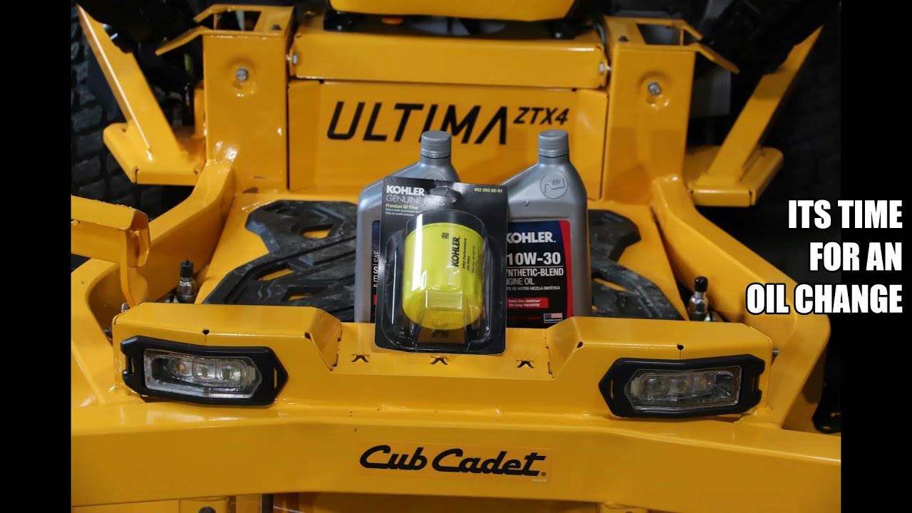 How To Change The Oil On The 2021 Cub Cadet Ultima Zero Turn