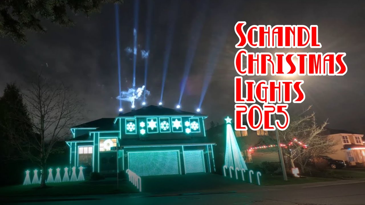 Schandl Christmas Lights 2025: GoPro Night Lapse Video