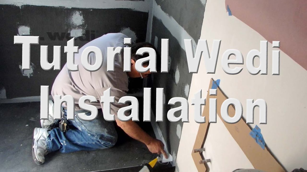 Step by Step How to Build a Walk-In Shower Wedi system