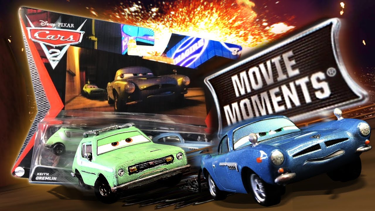 Cars 2 Keith Gremlin & Oil Slick Finn McMissile Diecast Review
