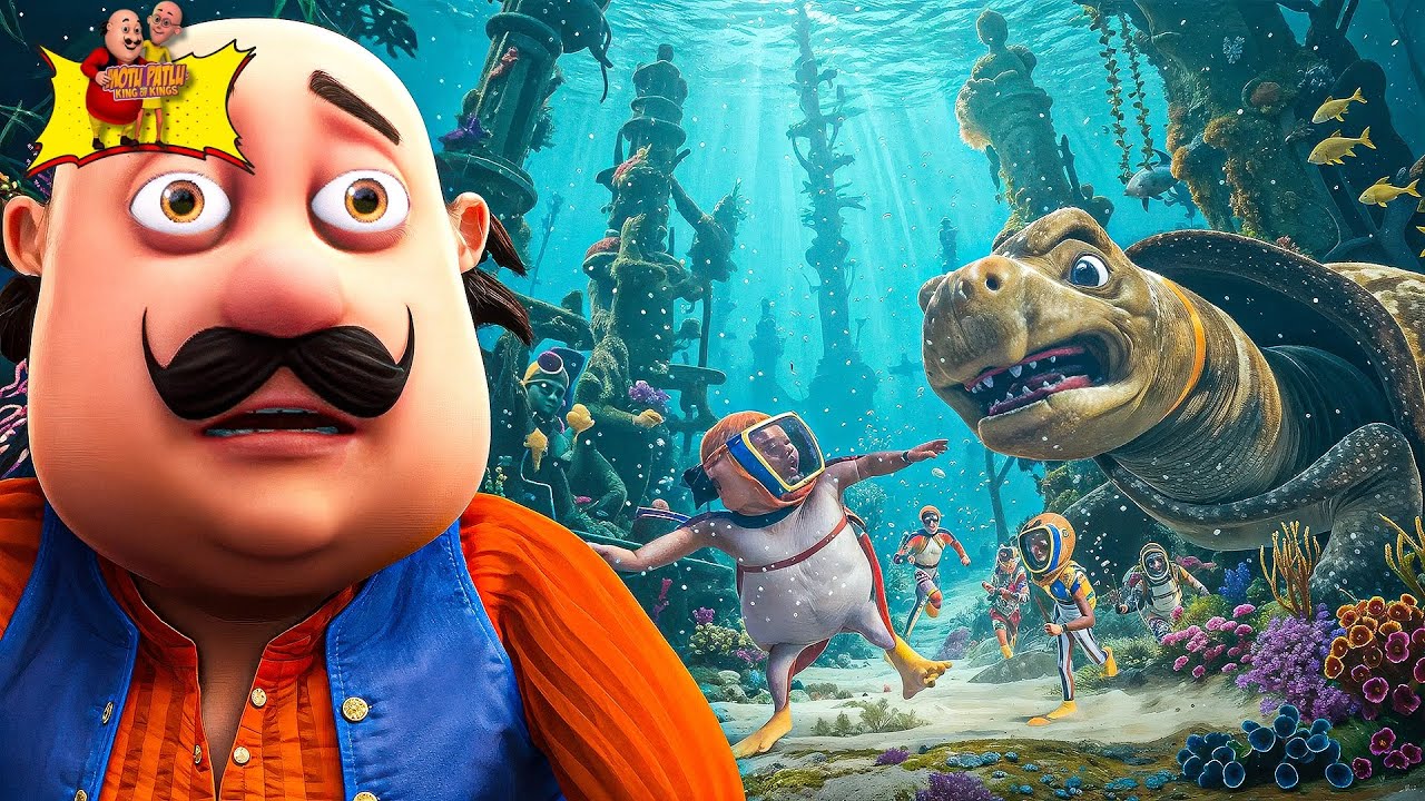Motu Patlu Ki Scuba Diving Per Hungama | Unlimited Hungama | Motu Patlu | Kiddie Land