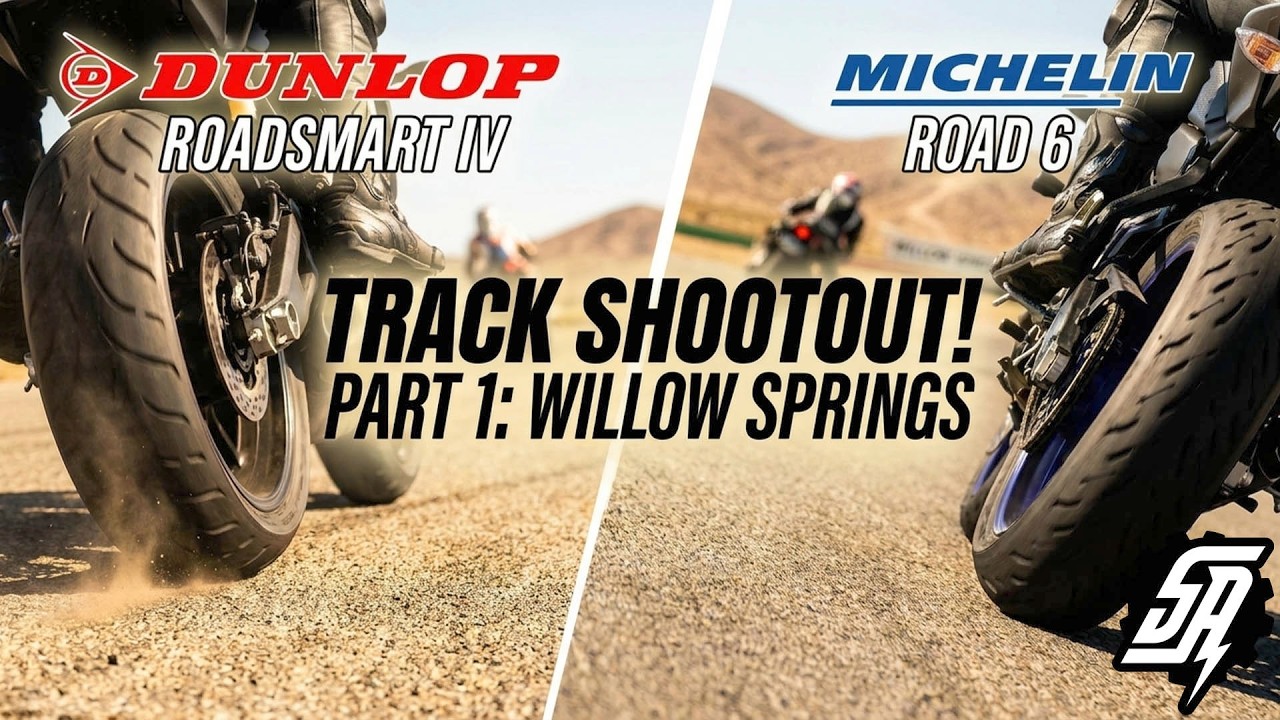 Dunlop vs. Michelin: Ultimate Motorcycle Sport Touring Tire Showdown, Part 1 - The Track