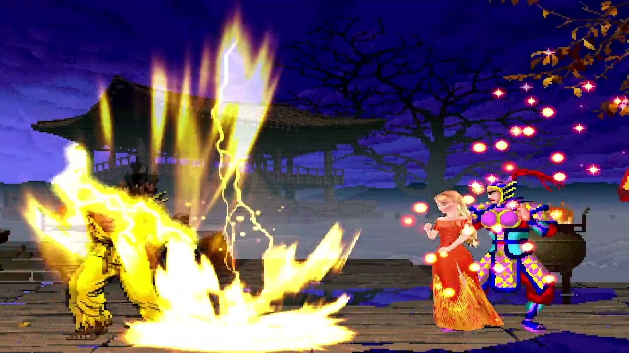 KOF MUGEN Tag Team Bully Maguire JUS & Golden Rare Akuma VsTrue Fire Anna & Mulan EX