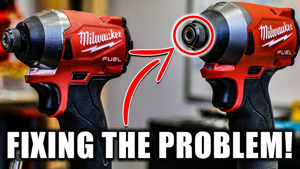 УСТРАНЕНИЕ ПРОБЛЕМЫ С ЦАНГОВЫМ ЗАЖИМОМ УДАРНОГО ГАЕЧНОГО ИНСТРУМЕНТА MILWAUKEE M18 FUEL Gen 3 (об...