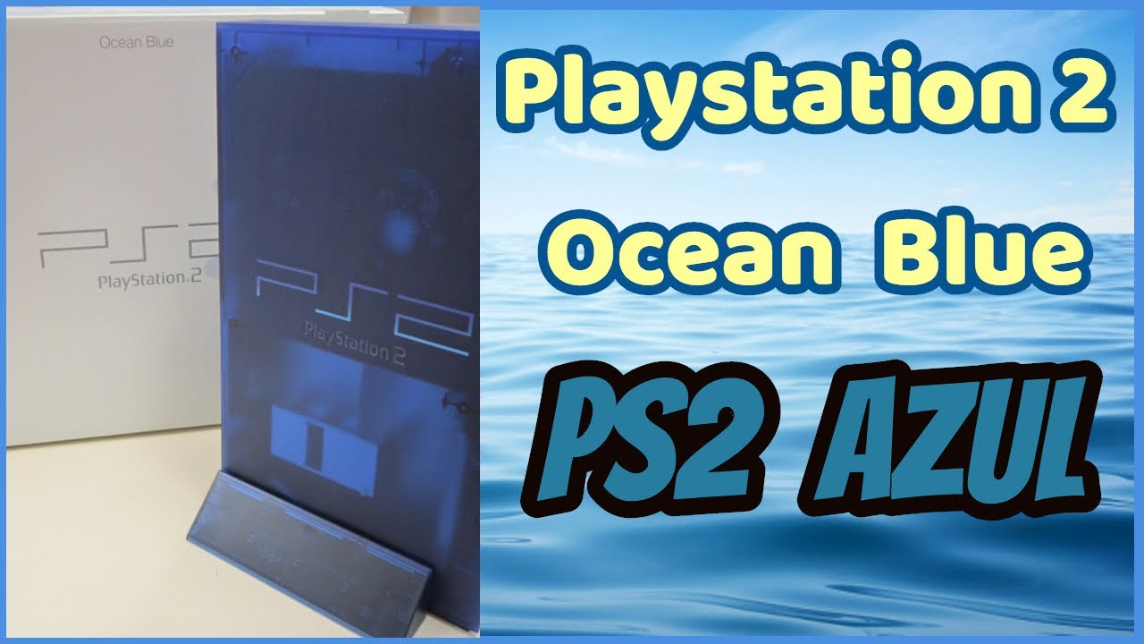 PS2 OCEAN BLUE SCPH-37000 - La PS2 FAT AZUL - Unboxing - Jacobo García - Interfaz coleccionista